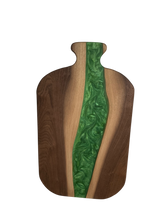 Load image into Gallery viewer, Large Walnut &amp; Epoxy Charcuterie Board
