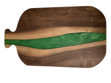 Load image into Gallery viewer, Large Walnut &amp; Epoxy Charcuterie Board
