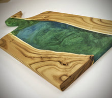 Load image into Gallery viewer, Olive Wood Epoxy Charcuterie Board
