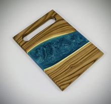 Load image into Gallery viewer, Olive Wood Epoxy Charcuterie Board
