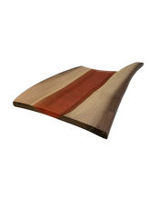 Load image into Gallery viewer, Cleaver Style Walnut &amp; Epoxy Charcuterie Board

