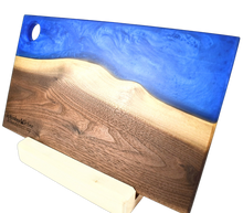Load image into Gallery viewer, Walnut &amp; Epoxy Charcuterie Board
